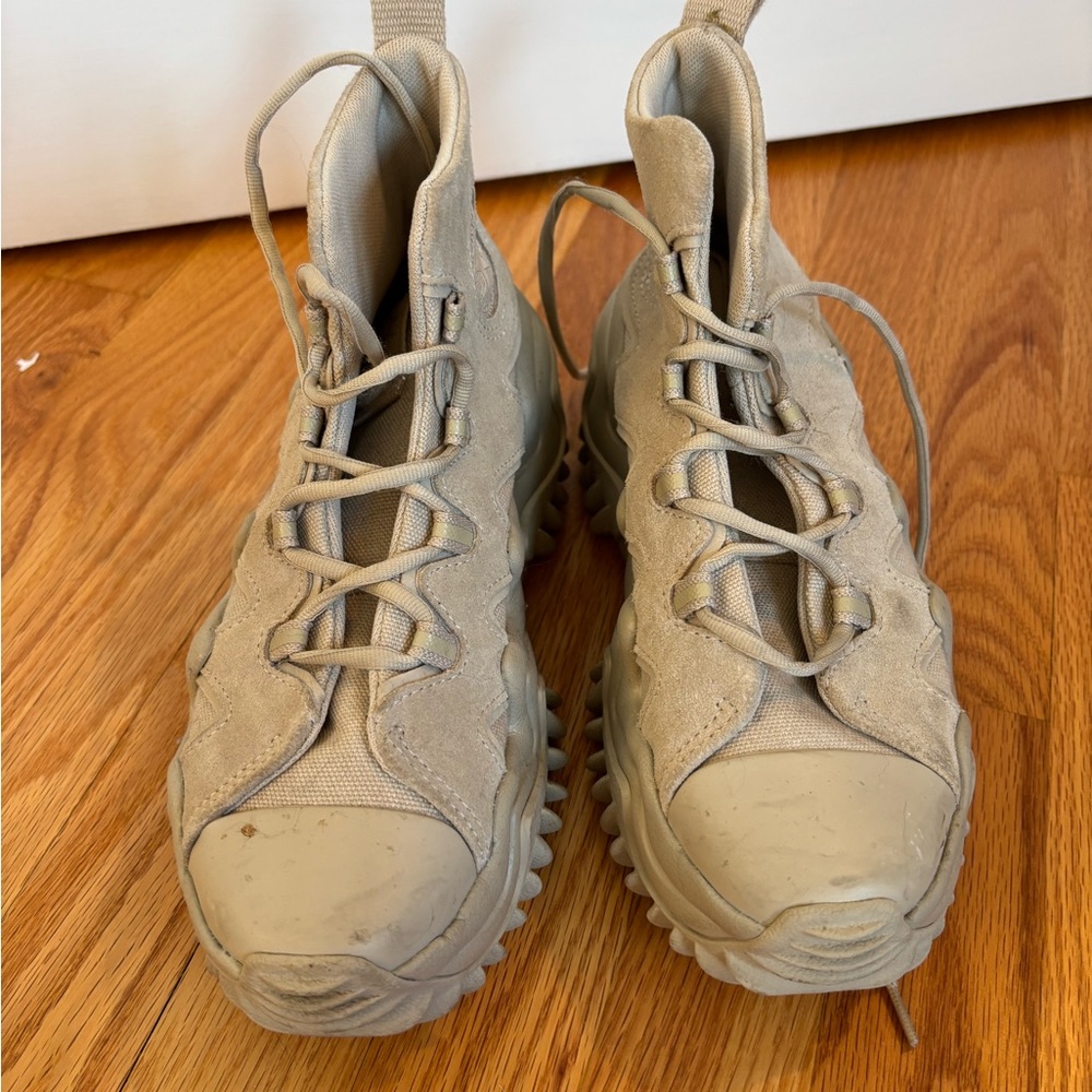 Converse Beige Combat & Moto Boots